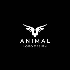 Modern, simple and clean logo about a goat.
EPS 10, Vector.
