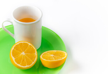 Fragrant lemon is a healthy fruit 