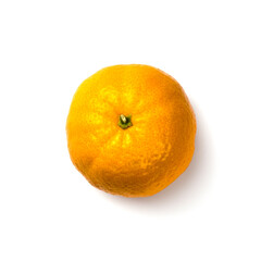 Mandarin on a white background
