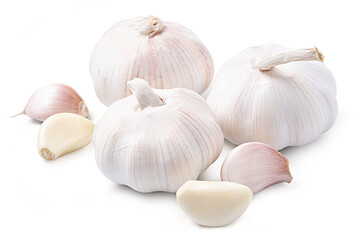 Garlic Isolated on white background