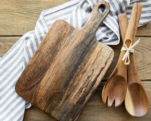 Old vintage kitchen utensils