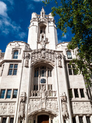 The Supreme Court in London formerly the Middlesex Guildhall in Parliament Square which is a...
