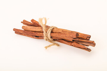 Aroma Cinnamon stick heap isolated
