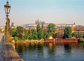 Fototapeta na wymiar Charles Bridge and Castle, Prague