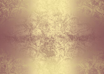 Golden abstract  decorative paper texture  background  for  artwork  - Illustration
