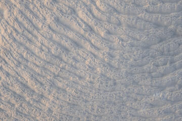 An abstract white background formed by geothermal waters.