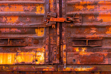 Closed Rusty Door