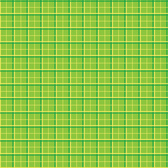 Green and yellow checkered seamless pattern. Irish traditional motifs. Vector tartan background