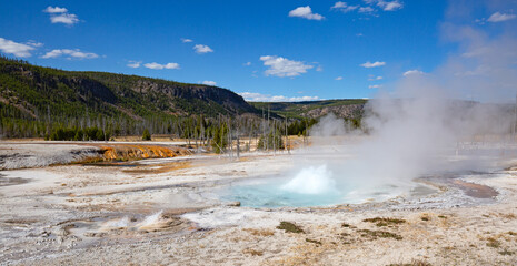 Black sands geyser basin