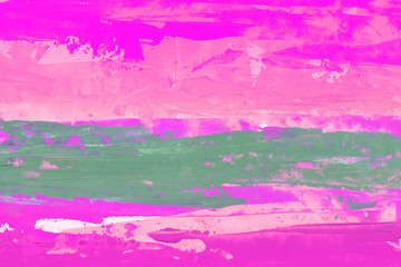 Modern contemporary acrylic background. Colorful texture made with a palette knife. Abstract painting on paper. Mess on the canvas.