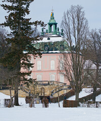 Moritzburg Castle in winter