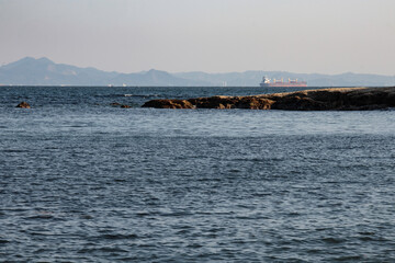 Fototapeta premium 海岸から眺める海の風景