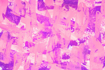 Modern contemporary acrylic background. Colorful texture made with a palette knife. Abstract painting on paper. Mess on the canvas.