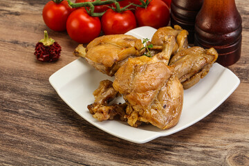 Rabbit stew in spicy sauce