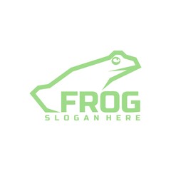 frog logo icon design vector
