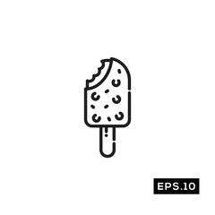 Ice Cream Icon Vector. Ice Cream Vector