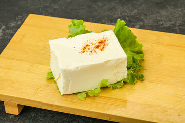 Greek traditional soft feta cheese