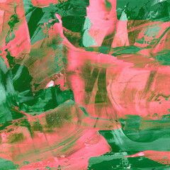 Modern contemporary acrylic background. Colorful texture made with a palette knife. Abstract painting on paper. Mess on the canvas.