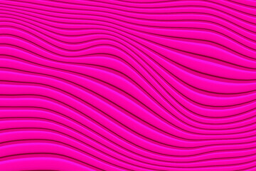 Abstract relief background. Red surface and wavy pattern