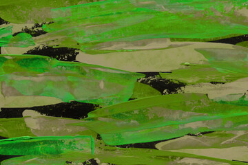 Modern contemporary acrylic background. Colorful texture made with a palette knife. Abstract painting on paper. Mess on the canvas.