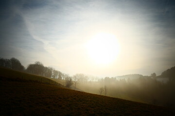 Sonnenaufgang in der buckligen Welt