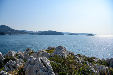 Fototapeta na wymiar 白崎海洋公園　展望台からの風景