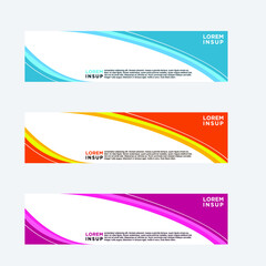 Naklejka premium abstract geometric web design banner template