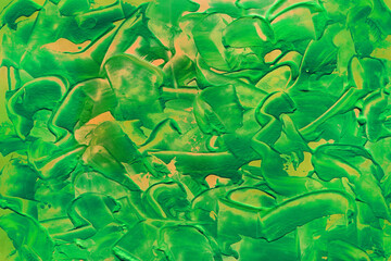 Modern contemporary acrylic background. Colorful texture made with a palette knife. Abstract...
