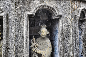 Temple of Dawn, Wat Arun is a buddhist temple and derives its name from the Hindu god Aruna often personified as the radiations of the rising sun