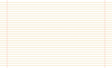 Naklejka premium Grid paper. Abstract striped background with color horizontal lines. Geometric pattern for school, wallpaper, textures, notebook. Lined paper blank isolated on transparent background