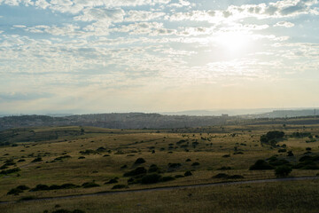 landscape with clouds