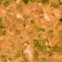 Modern contemporary acrylic background. Colorful texture made with a palette knife. Abstract painting on paper. Mess on the canvas.