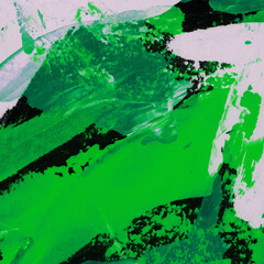 Modern contemporary acrylic background. Colorful texture made with a palette knife. Abstract painting on paper. Mess on the canvas.