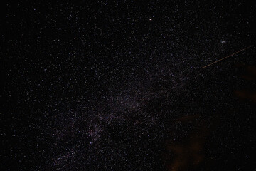 Milky way galaxy with stars and space in the universe background