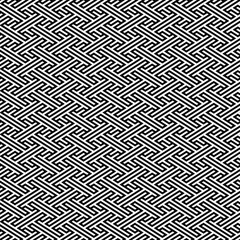 Seamless background from abstract geometric shape. Vector black pattern