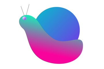 snail abstract or illustration for video background
