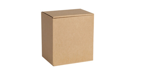 Cardboard box for goods on a white background. Different size. Isolated on white background.