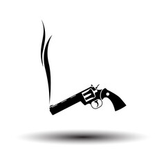 Smoking Revolver Icon