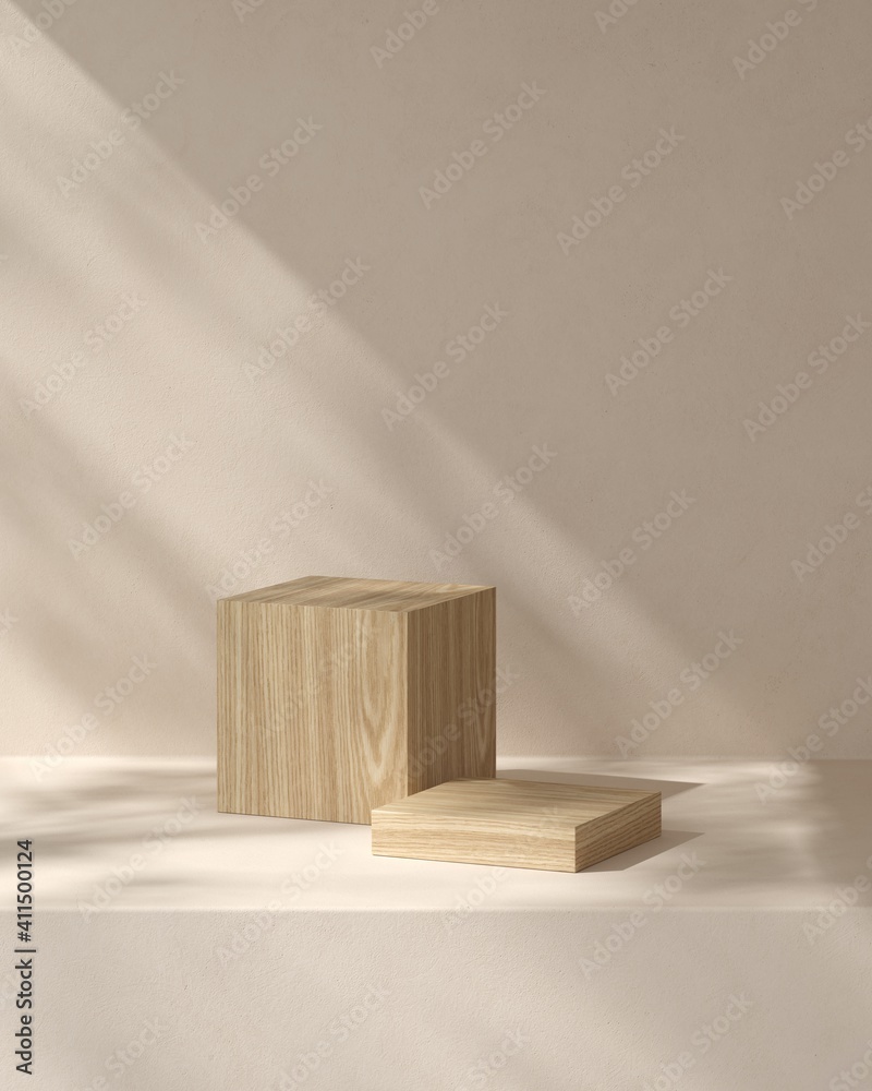 Poster abstract background minimal style for product branding. mock up scene with empty space. 3d render