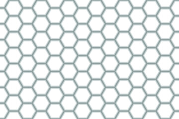 blurred hexagon black and white for background