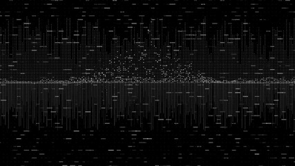 Futuristic digital generated motion abstract data analytic artificial intelligent simulation digital background.