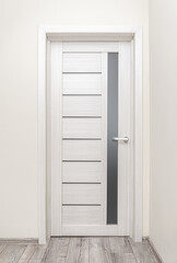 Interior door in a house or apartment.