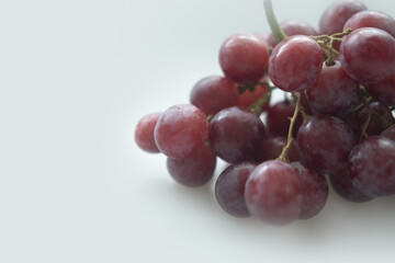 Bunch of red grapes