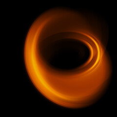 Vivid abstract background. Beautiful design of rotation frame.  .Mystical portal. Bright sphere lens. Rotating lines. Glow ring. .Magic neon ball. Led blurred swirl. Spiral glint lines. HUD