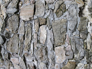 The texture of sandstones and concrete. Old cobblestones.