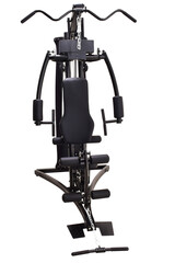 Gym machine isolated on white. Healthy lifestyle. Power sports trainer