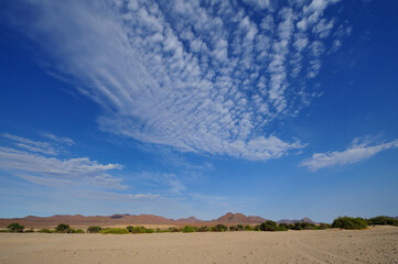 Clouds over the mountains in Puros