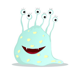 cute cartoon monster for kids. Vector graphics EPS10