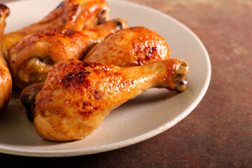 Roast spicy chicken drumsticks