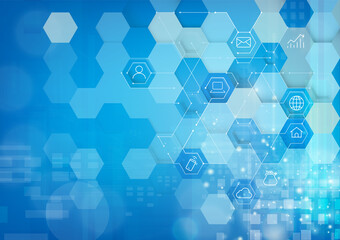 アブストラクト背景。ネットワーク、テクノロジーのイメージ。